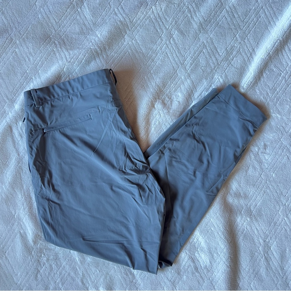 Peter Millar Crown Crafted Men’s Performance Pants Blue Gray | 38x28